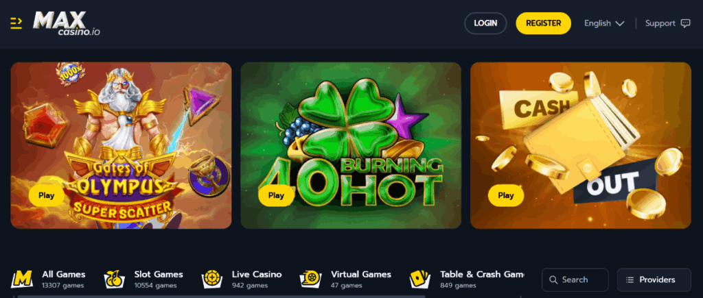 Maxcasino im Überblick – Krypto Casino